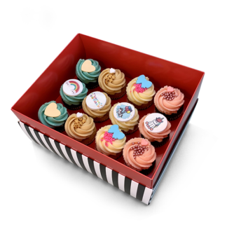 12 medium unicorn cupcakes